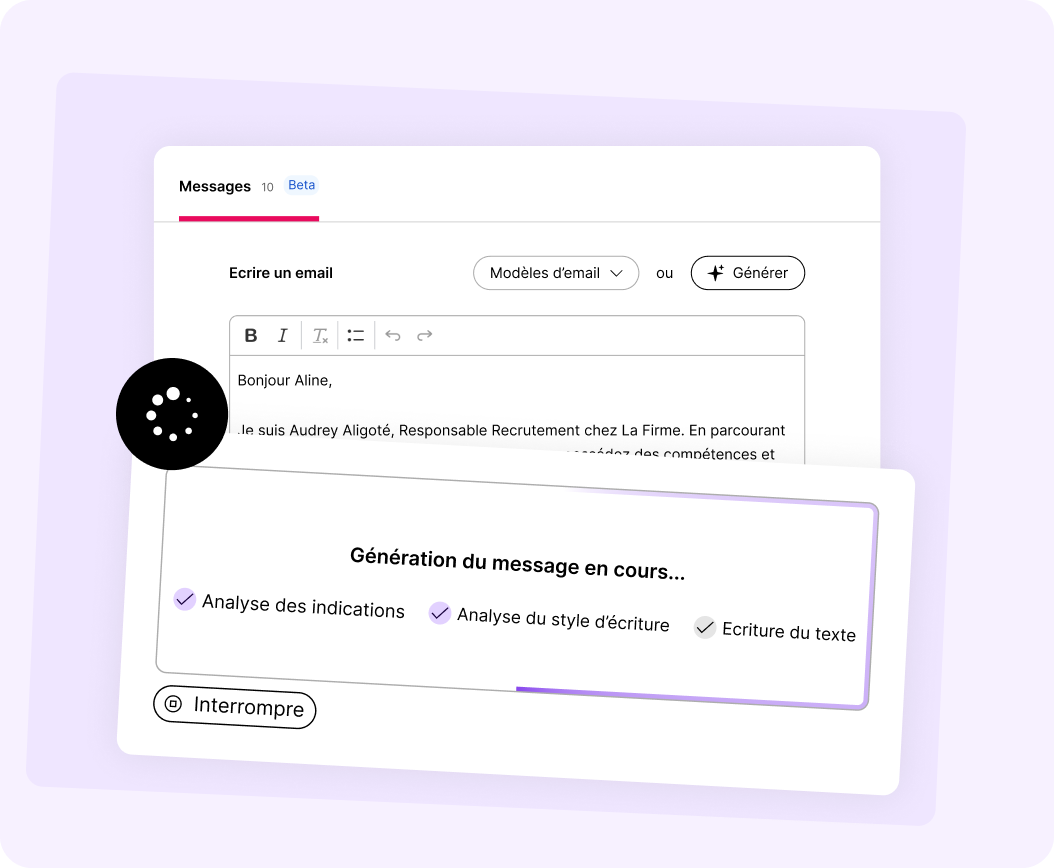 Assistant décriture CVthèque