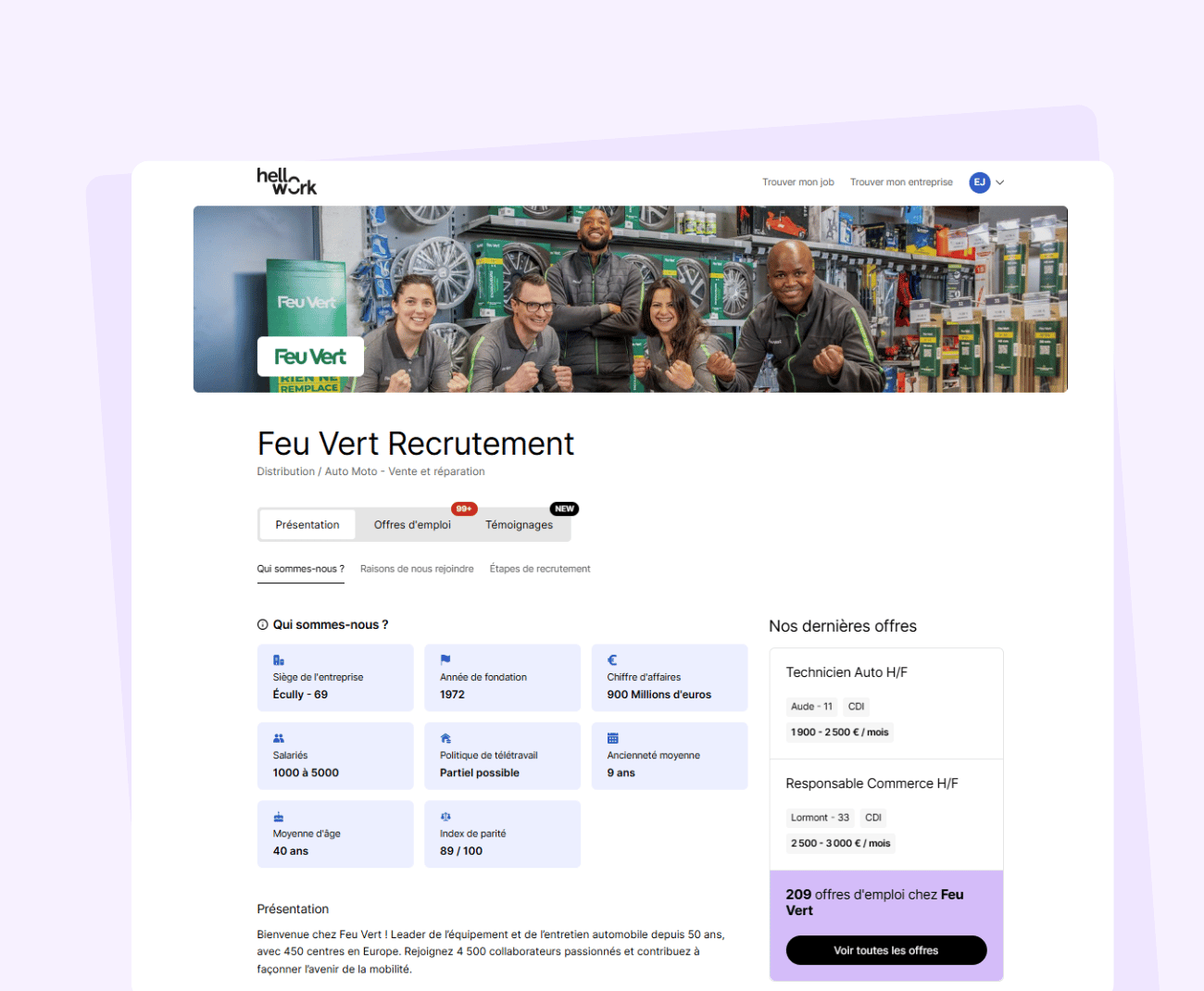 EDC Feu Vert -Marque employeur