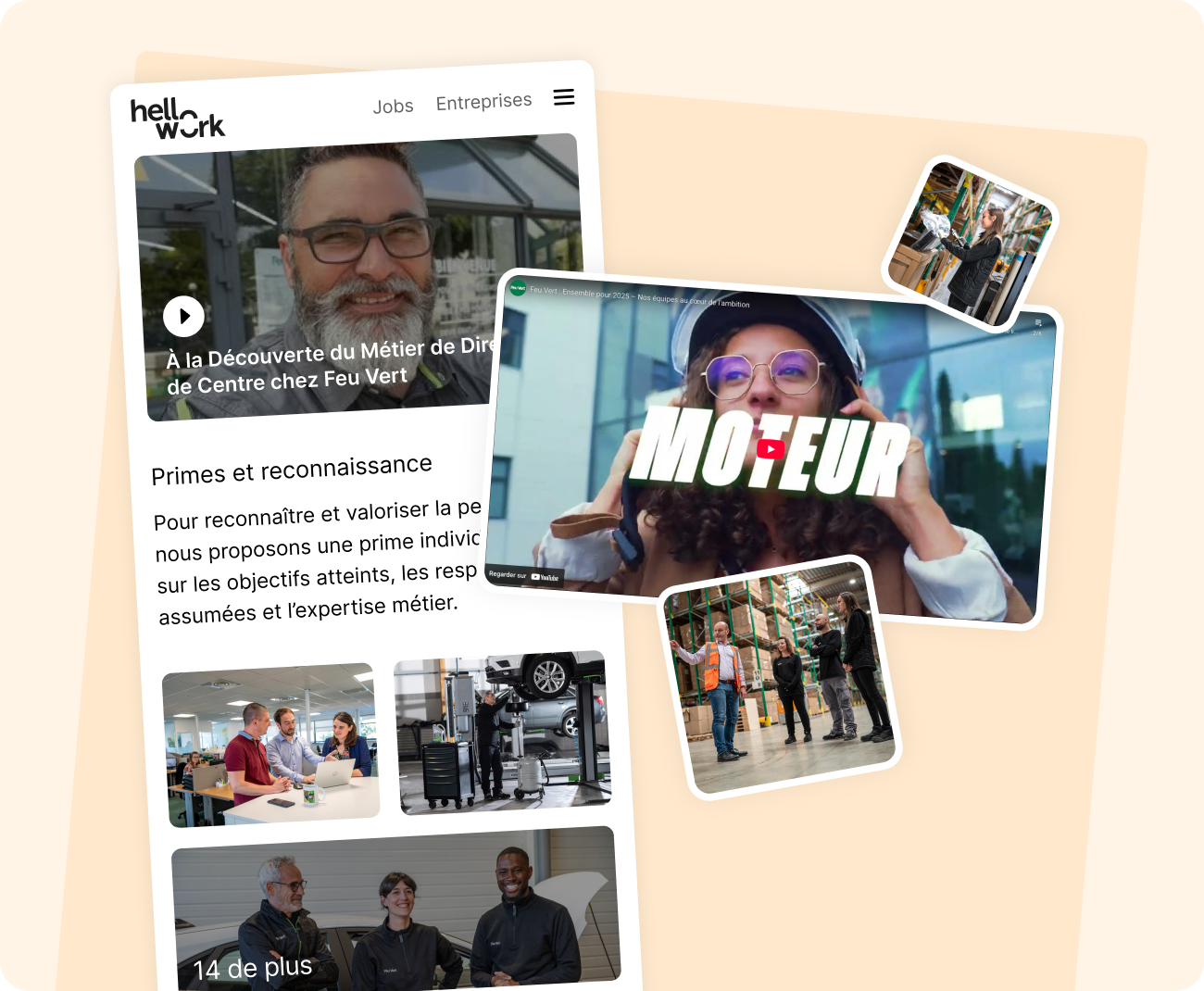 Contenu photo et vidéo PE