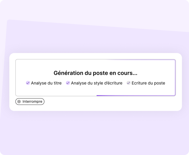 Rédaction doffres assistée par IA