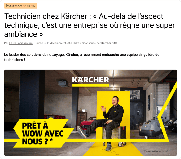 Aperçu d'un article Karcher