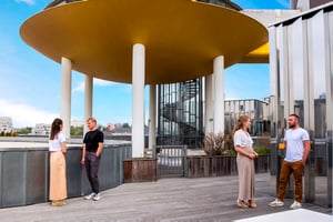 Photo du rooftop d'hellowork à rennes