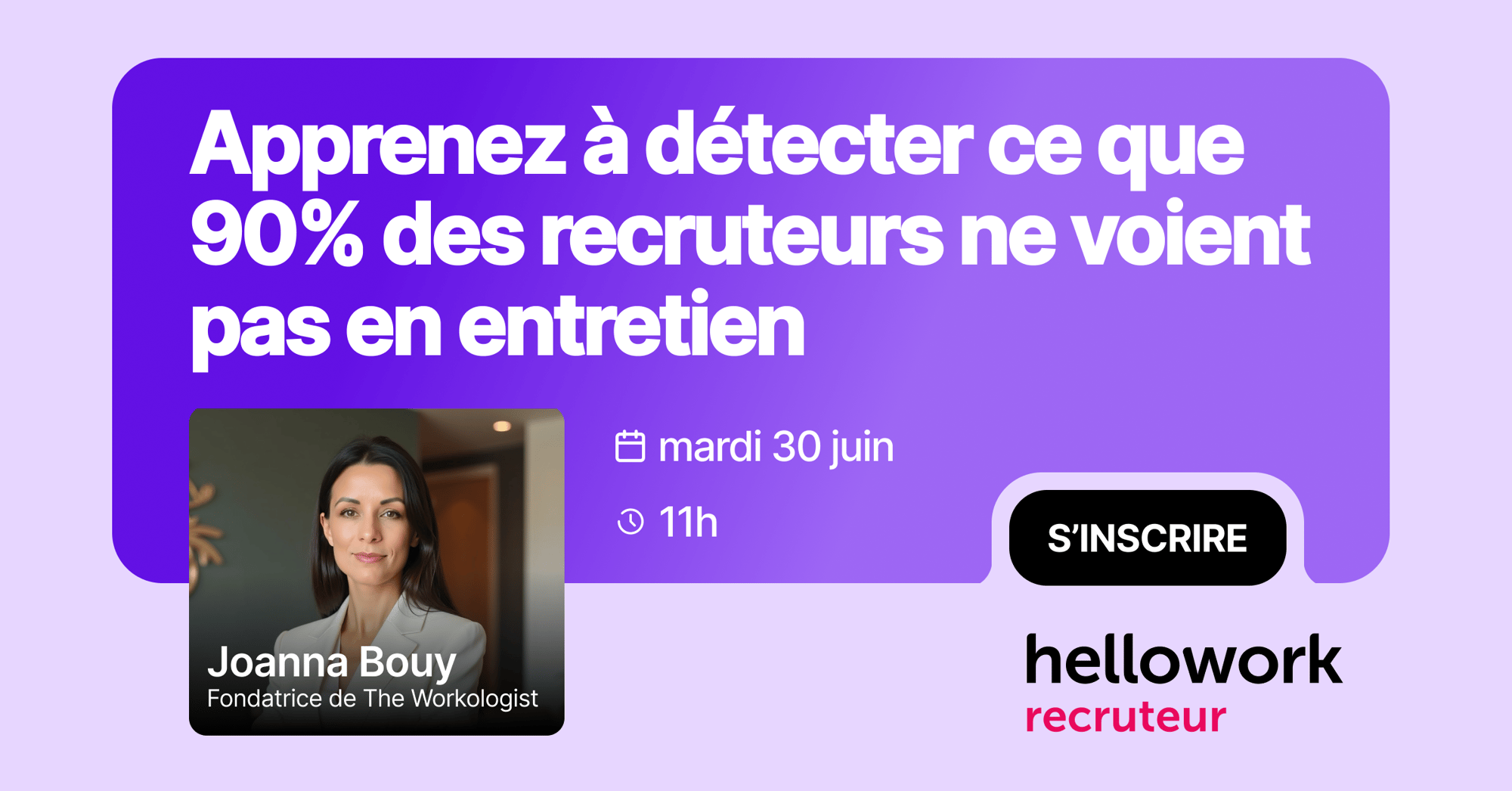 Aperçu du webinar avec Joanna Bouy