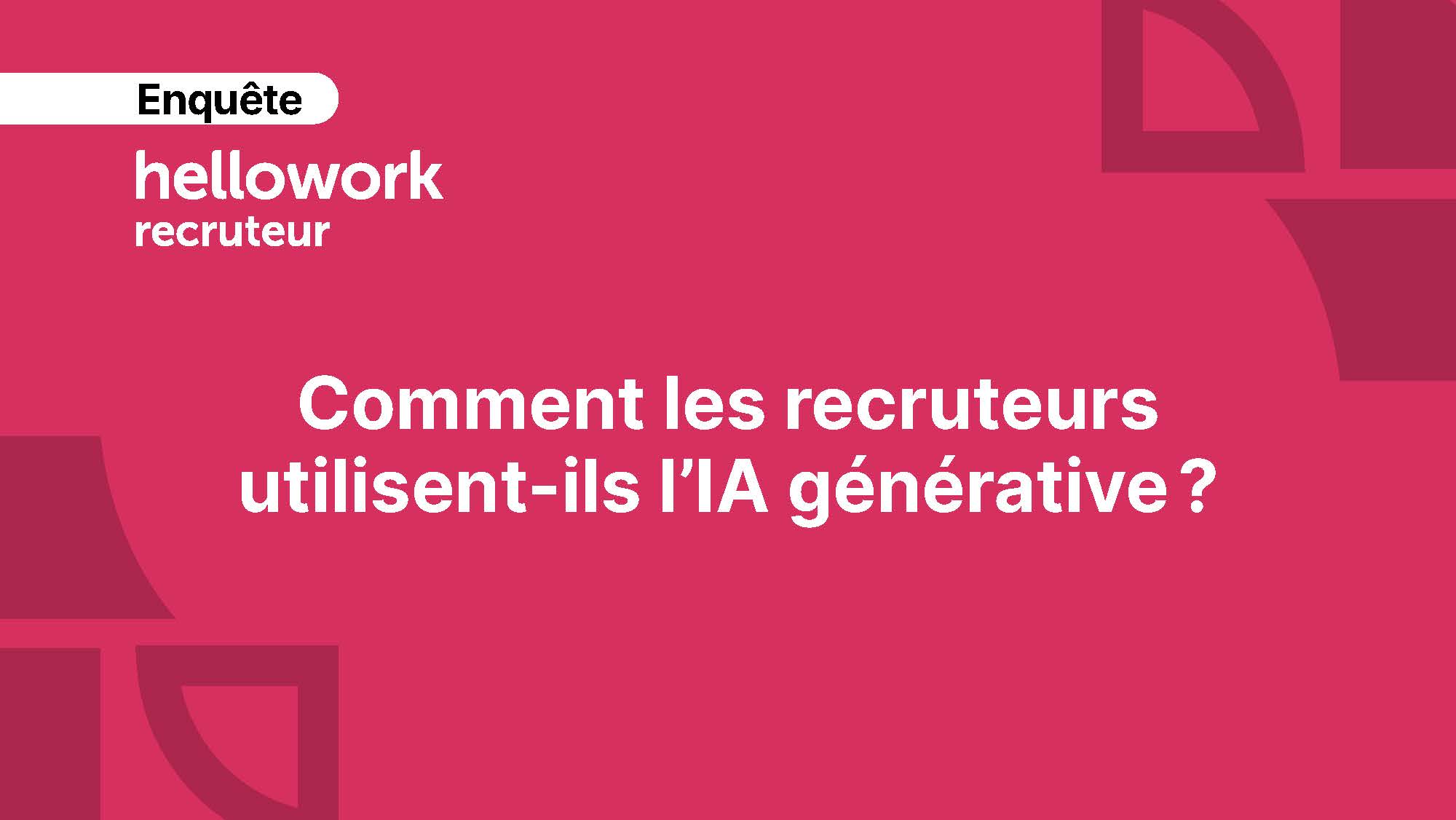 Aperçu n°1 de l'enquête IA