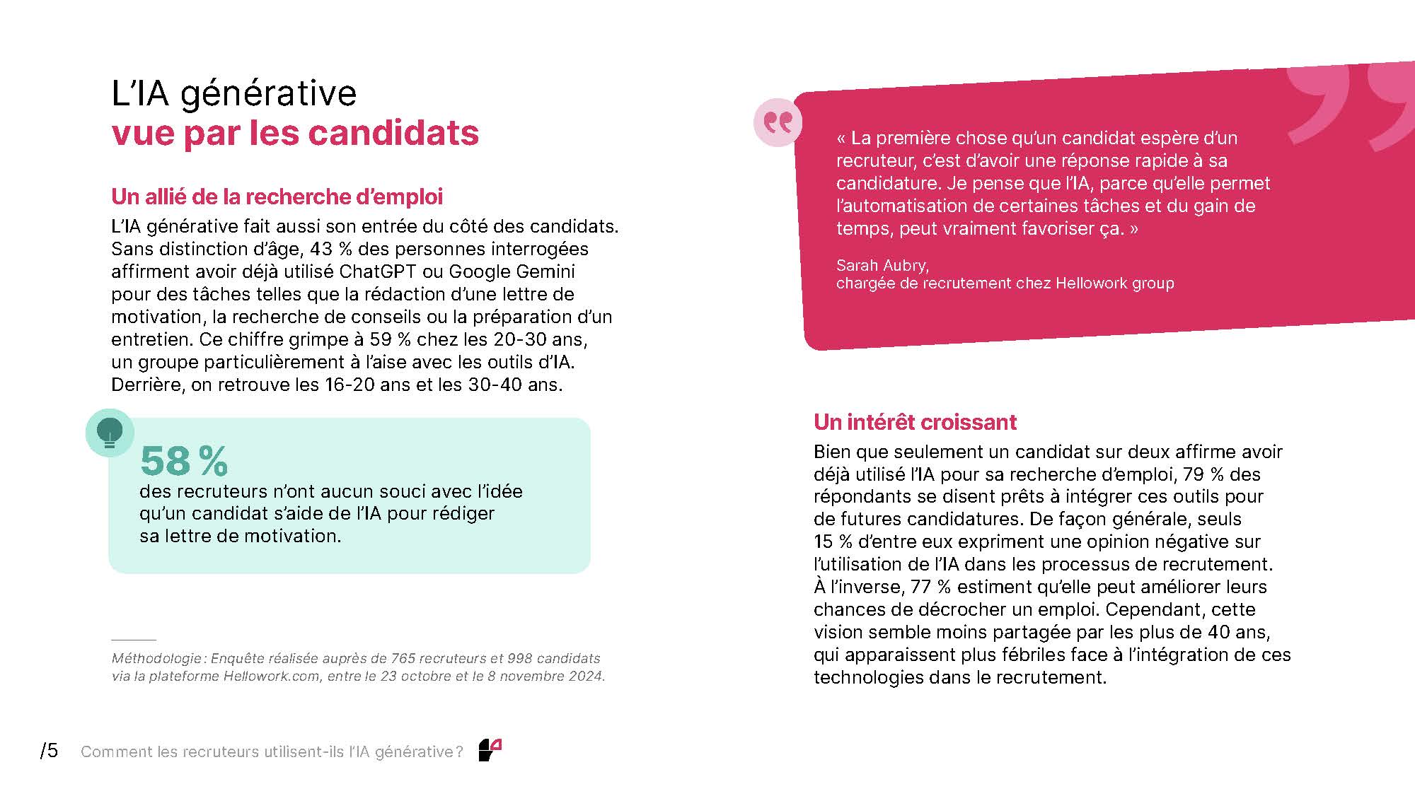 Aperçu n°3 de l'enquête IA